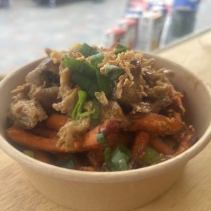 Duck Loaded Sweet Potato Fries
