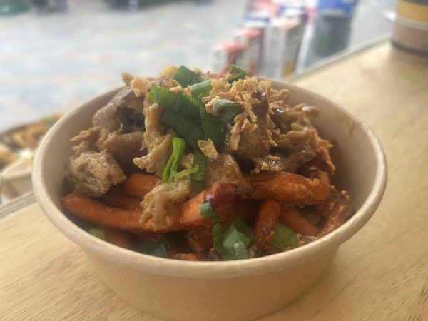 Duck Loaded Sweet Potato Fries
