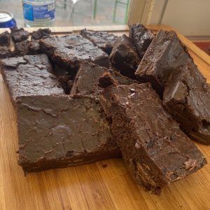 Vegan Salted Caramel Brownie