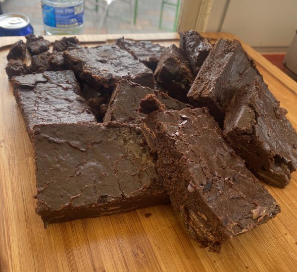Vegan Salted Caramel Brownie